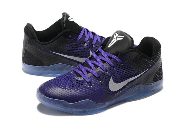 Kobe 11 EM Black Blue Gray Basketball Shoes